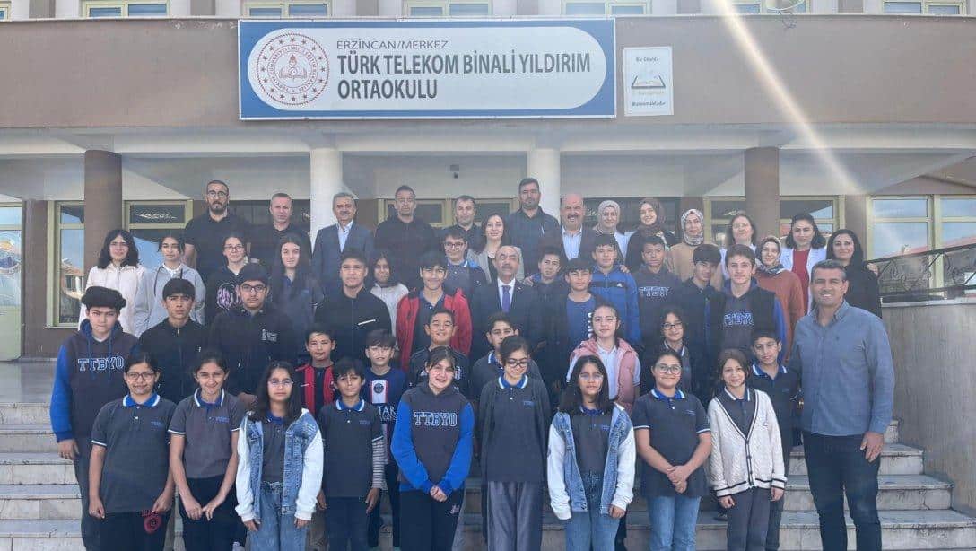 İl Millî Eğitim Müdürümüz Sn. Hacı Ömer Kartal, Türk Telekom Binali Yıldırım Ortaokulunu Ziyaret Etti