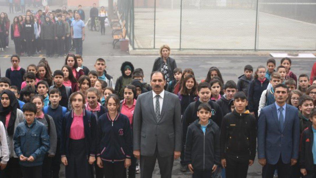 İl Millî Eğitim Müdürümüz Sayın Aziz GÜN, İMKB M.Müşir Zeki Paşa Ortaokulu'nu Ziyaret Etti
