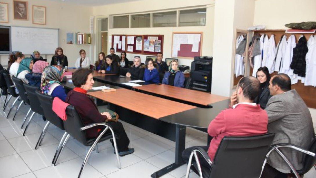 İl Milli Eğitim Müdürü Sayın Aziz GÜN, Hacı Ali Akın Mesleki ve Teknik Anadolu Lisesi'ni Ziyaret Etti