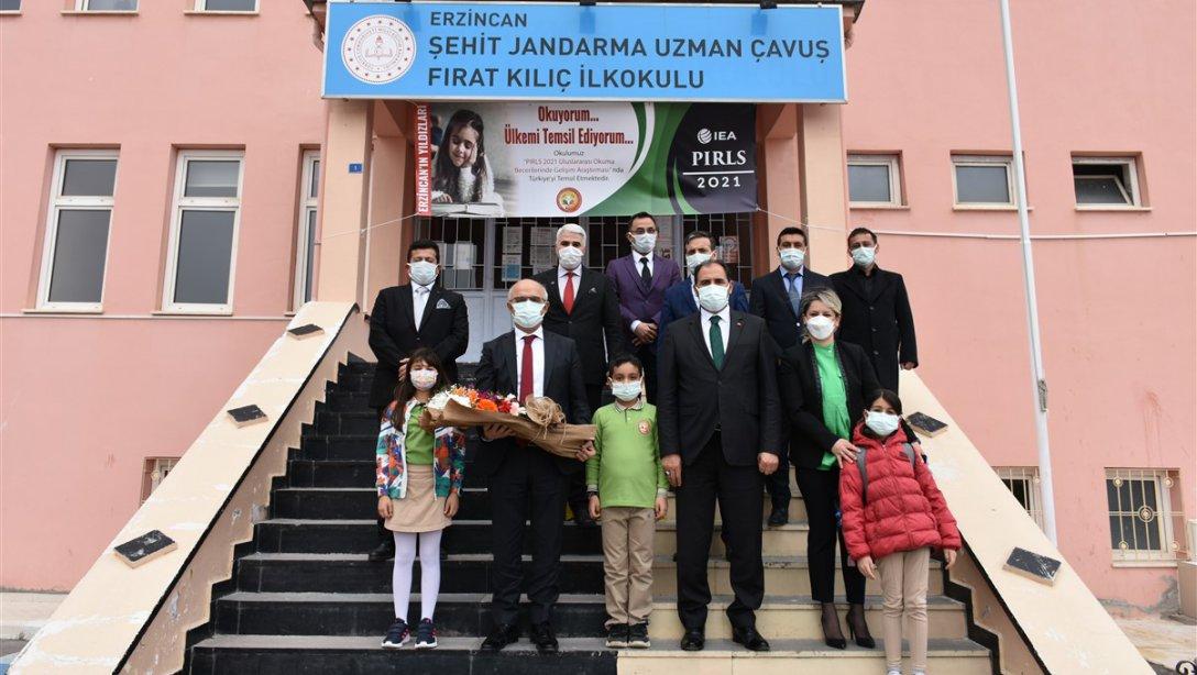 Millî Eğitim Bakanlığı Ölçme, Değerlendirme ve Sınav Hizmetleri Genel Müdürü Sayın Dr. Sadri ŞENSOY Erzincan'ımızı Ziyaret Etti