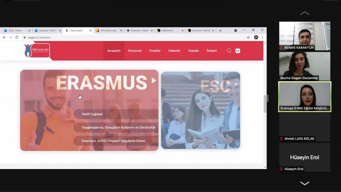 Erasmus+ KA210 Küçük Ölçekli Ortaklıklar Projesi Bilgilendirme Toplantısı Yapıldı
