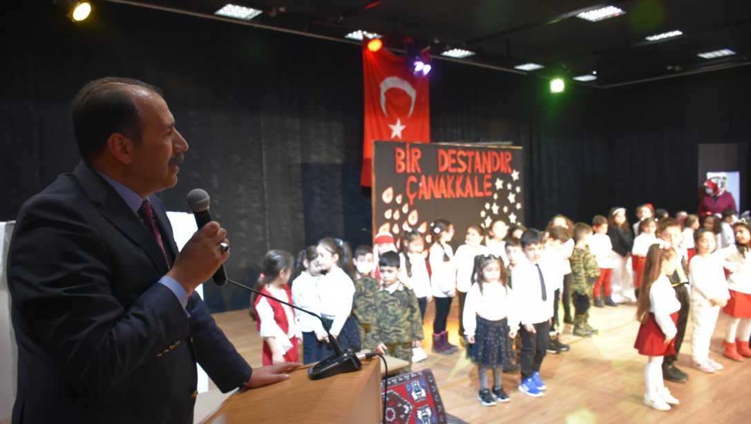 Mimar Sinan Anaokulu Tarafından 12 Mart İstiklal Marşı'nın Kabulü ve 18 Mart Çanakkale Zaferi ve Şehitlerini Anma Programı