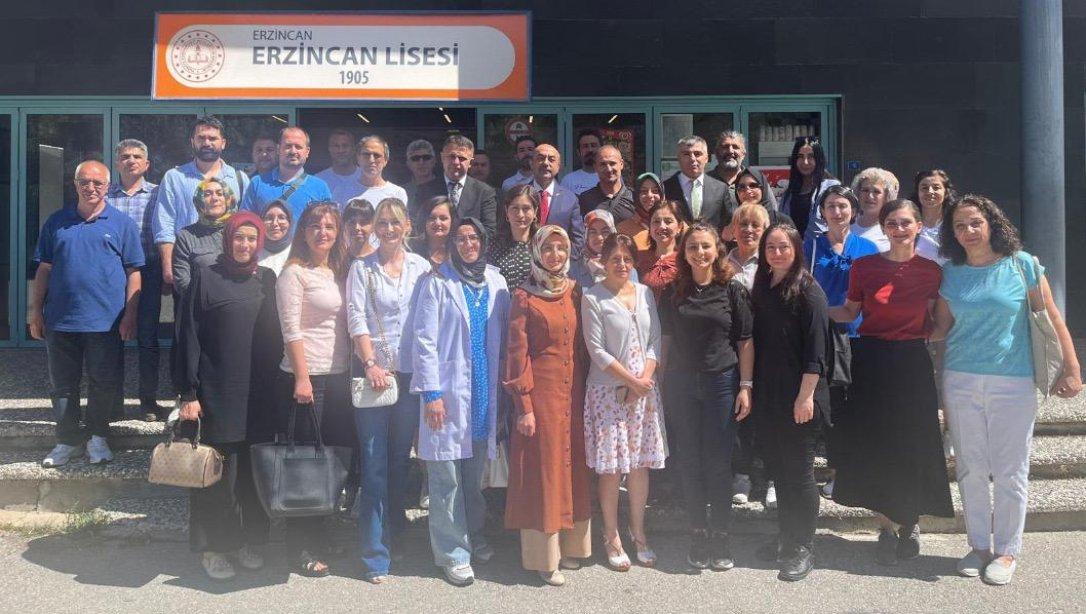 İl Millî Eğitim Müdürümüz Sn. Hacı Ömer Kartal, Erzincan Lisesini Ziyaret Etti