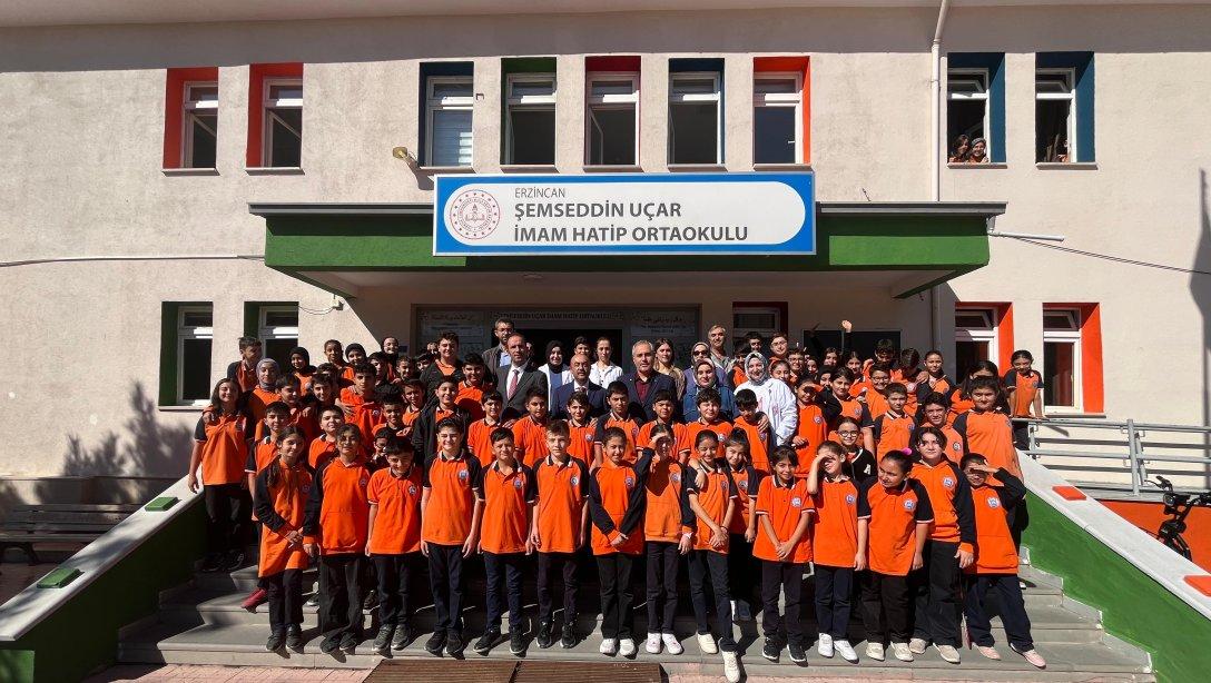 İl Millî Eğitim Müdürümüz Sn. Hacı Ömer Kartal, Şemseddin Uçar İmam Hatip Ortaokulunu Ziyaret Etti