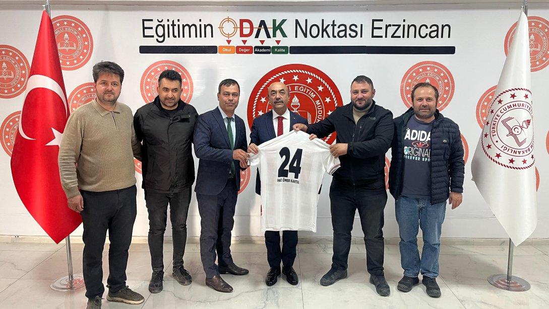 Erzincanspor Yönetiminden İl Milli Eğitim Müdürümüze Ziyaret