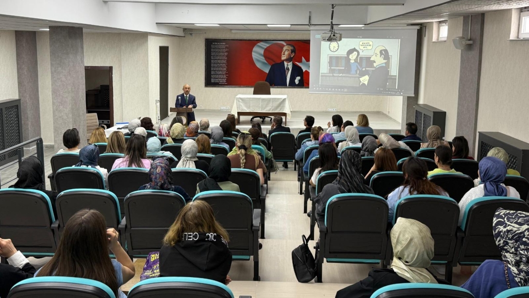 İl Millî Eğitim Müdürümüz Sn.Hacı Ömer Kartal, Etik Eğitim Semineri'ne Katıldı