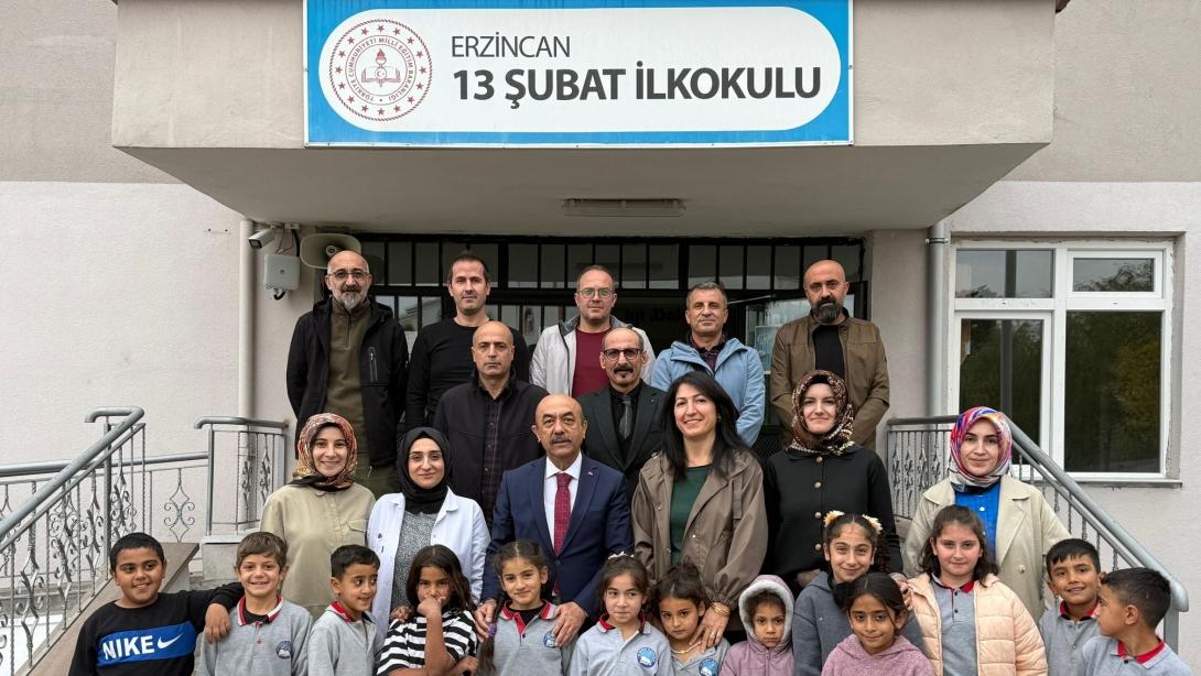 İl Millî Eğitim Müdürümüz Sn. Hacı Ömer KARTAL 13 Şubat İlkokulu'nu Ziyaret Etti